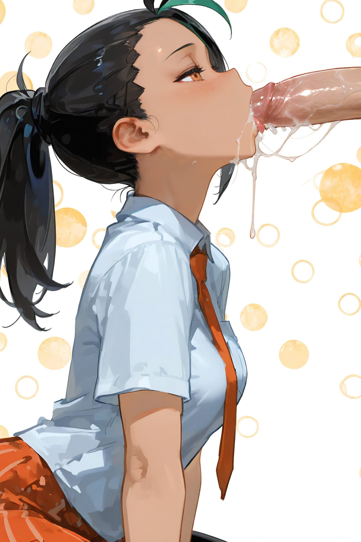 Nemona Hentai Art - female, cum in mouth, shirt, multicolored hair, krowenx, blush file 9163e7cf7c85549add7d04ddb8cd14a0 scaled