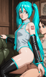 Fortnite Hentai Xxx - shingeki no kyojin, attack on titan, 1girls, penetration, eren jaeger, 1boy, blue hair file 9251a1a55e729ea78e6ff57bcbb14786