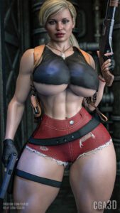 Valorant Porn Cosplays 8 Resident Evil Hot Hentai - muscular female, claire redfield, cosplay, resident evil 2, topless female, big breasts