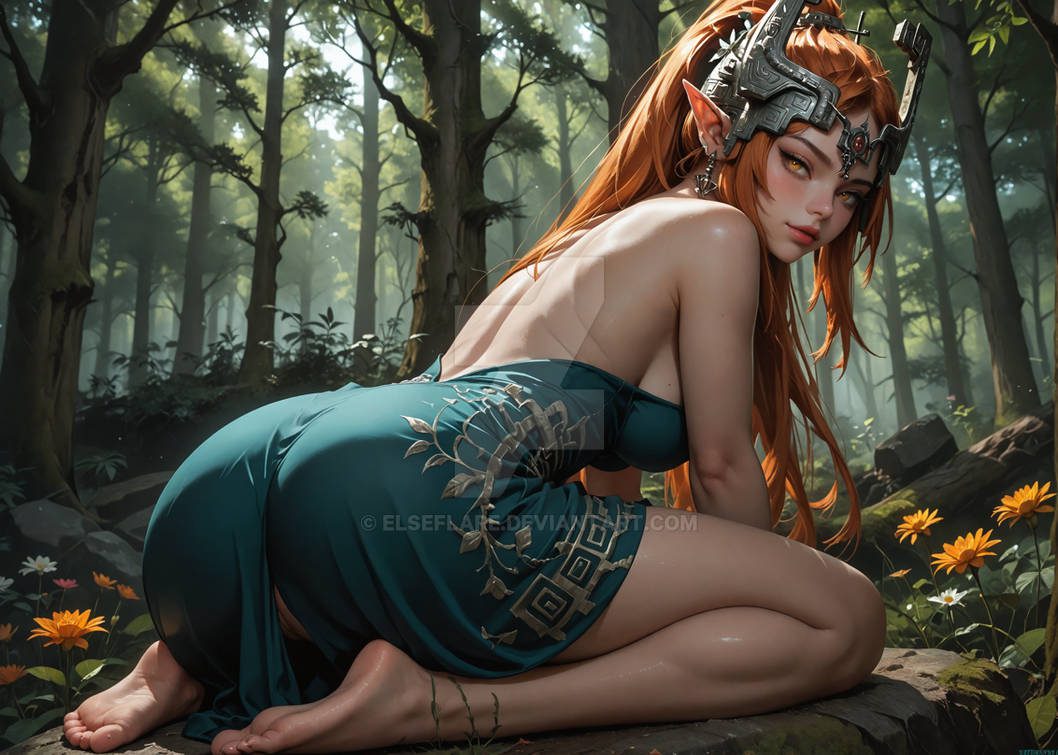 The Legend Of Zelda Porn Hentai - female, medium breasts, deepthroat, midna, spread ass, sensual, ai generated file 93cc5c2f9c521f1760ca9cc57e629f81