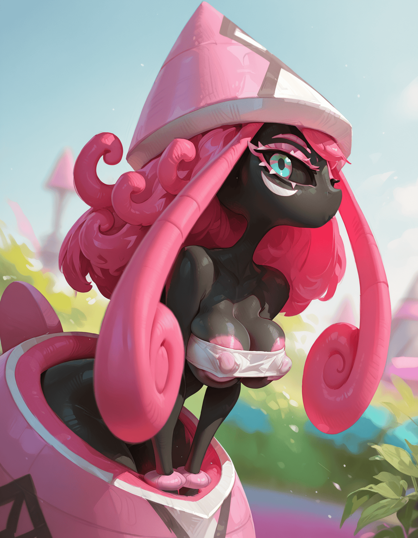 Pokemon Xxx Art - v arms, leaning forward, personification, multicolored skin, large breasts, artist name file 974d8bc26ea412954afba08eeae8294b