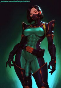 Viper Rule Xxx - athletic, precum through clothing, belt, fit futanari, muscular, black hair file 9b887b998e035c3307c236073702d87c