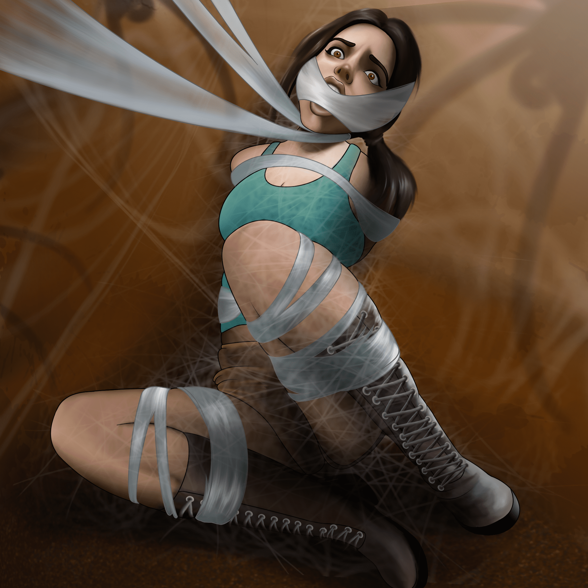 Tomb Raider Porn Hentai - bondage, spider web, bound file a13e7130d2709b768438694afb39d7ba