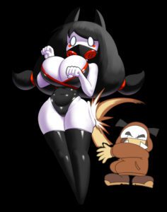 Minus8  Hentai Xxx - white hair, ass, midriff, eyebrows