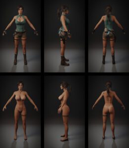 Tomb Raider Hot Hentai - long hair, brown eyes, tan skinned female, navel piercing, dressed undressed, tanline file a98beff94abbfb98e8d2b21fb53e0359