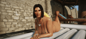 Skyrim Porn - sunbathing, ring, video game character, mini bikini, brown hair, female file aa69d0037d2c8b6c000aeb0d059e87a2