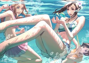 Final Fantasy Game Porn - pink skirt, final fantasy vii rebirth, brown eyes, fish, aerith gainsborough (pink mermaid), hibiscus, square enix file ad0ddd8823e5353358d61d5907ccfcf1