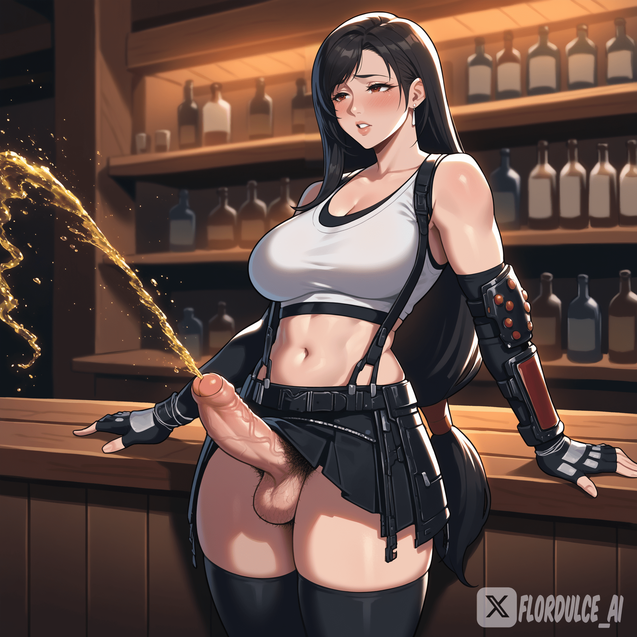 Final Fantasy Sex Art - gloves, flordulce, testicles, peeing, solo futa, half-closed eyes, erection file af6c410162c63cbc3d56548fd3bd75bd