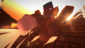 Minecraft Hentai Art - cuteskyler, sunset, intersex, hyperhyper balls, legs up, handsfree ejaculation file b1cc654d24d392f738304d289580b07c