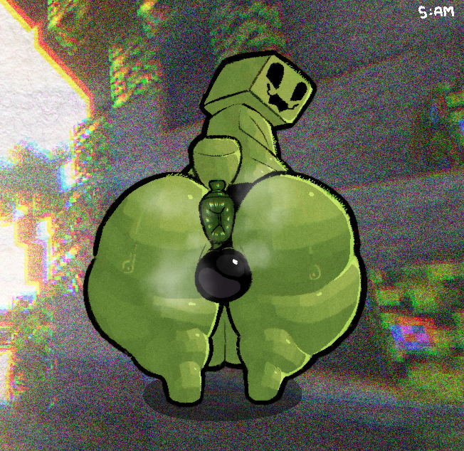 Creeper Hentai Porn - screencap background, mojang, black clothing, bodily fluids, sweatdrop, presenting file b2b20b2a53595a6f3b7869216504330d50c4af0e