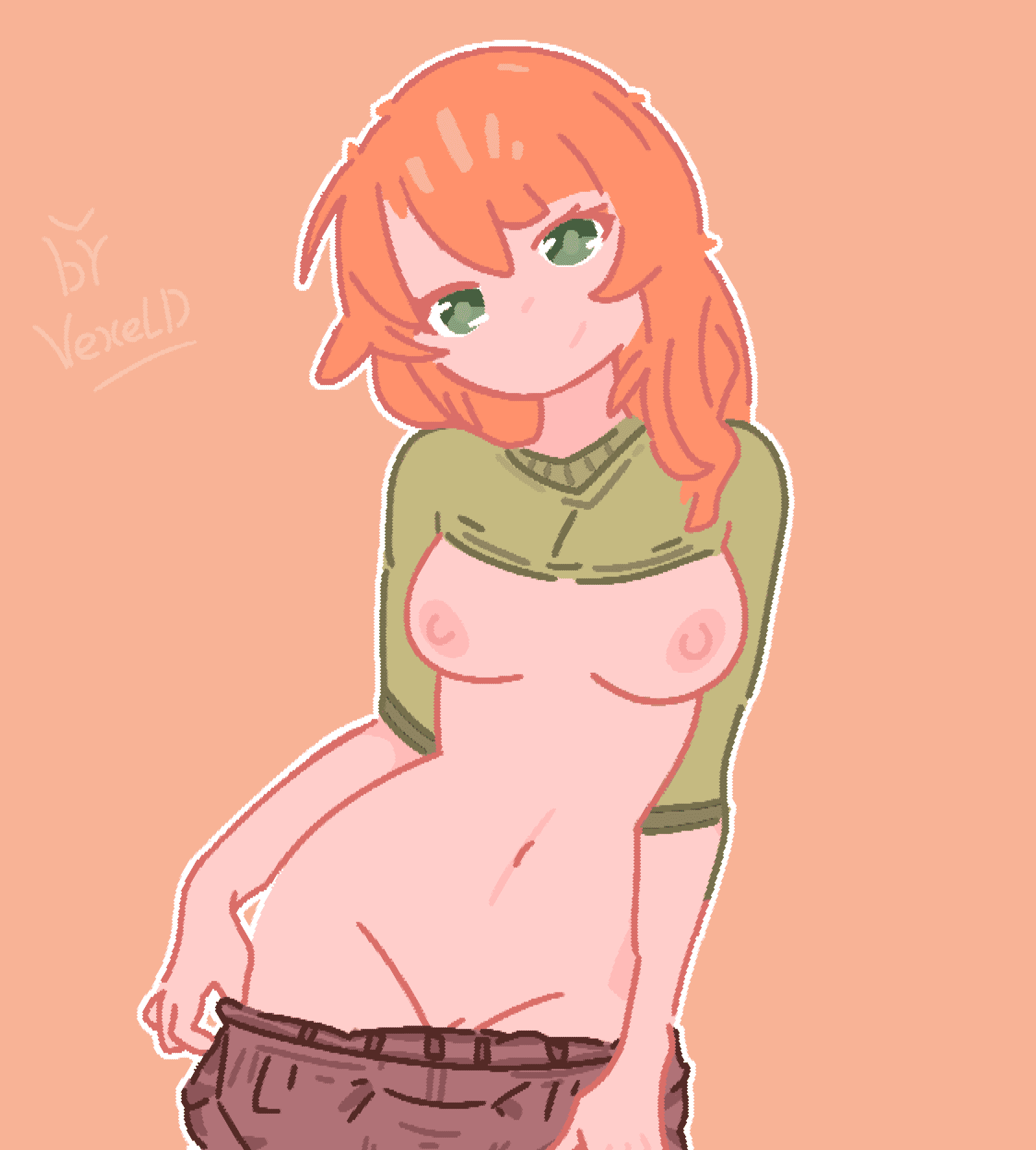 Alex Hentai Xxx - female only, standing, belly button, artist name file b306194c4fc80e7f16b0405c53113c11