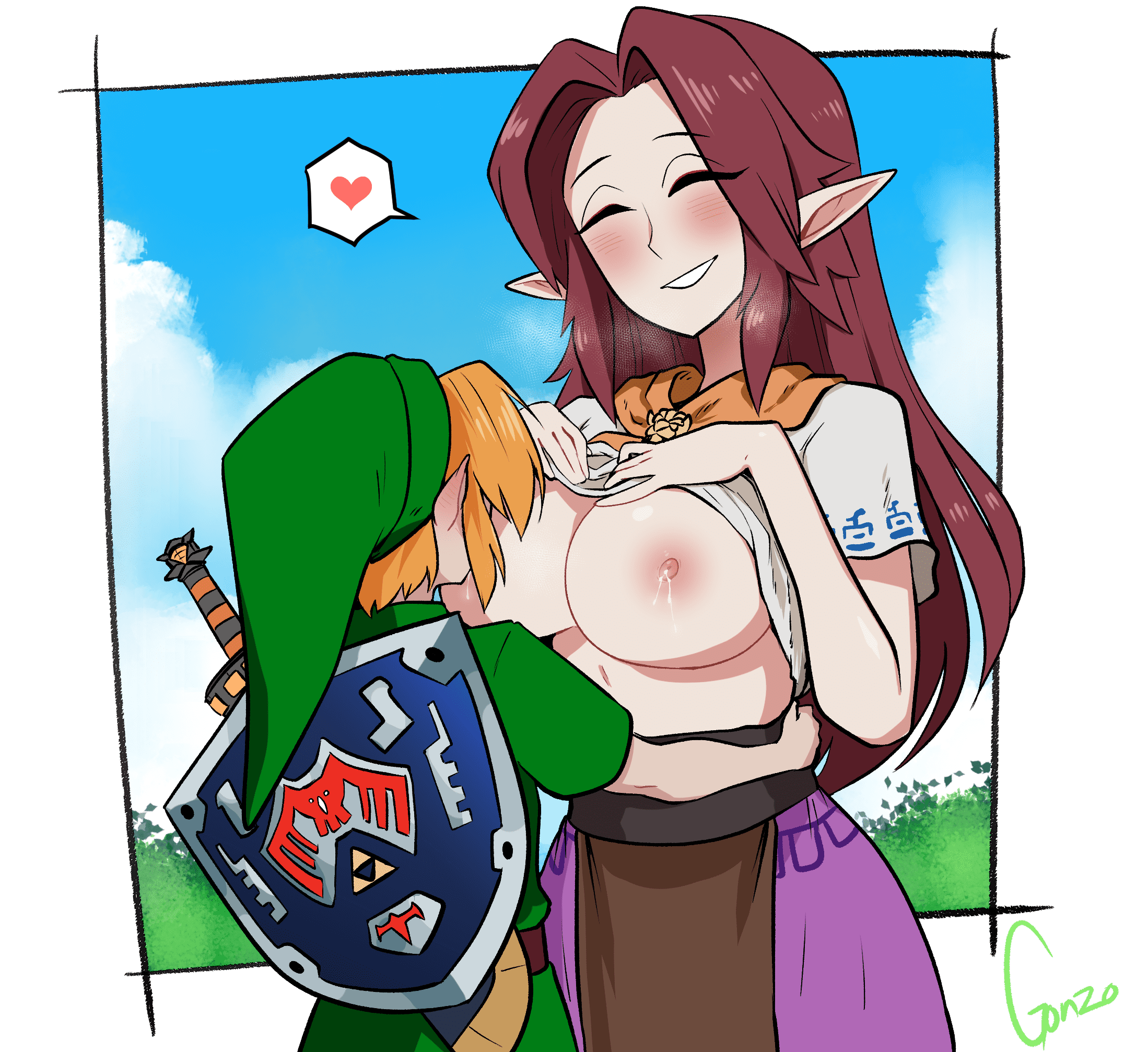 The Legend Of Zelda Free Sex Art - gonzo (artist), pointy ears, lactation, breasts file b6cb65942cdea27e45ae8a8bf6a73fe4
