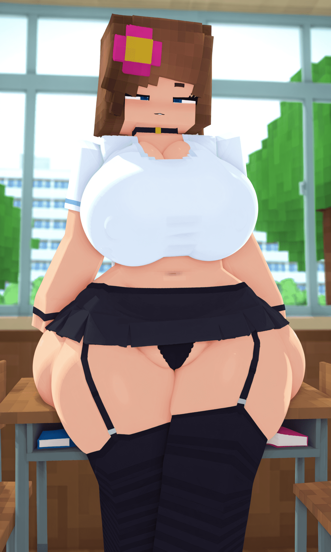 Minecraft Hentai Xxx - fapcraft, jenny belle (slipperyt), xoma4ek, big breasts, ai generated file b9a0885af18cf9dfc83051113e796aa4