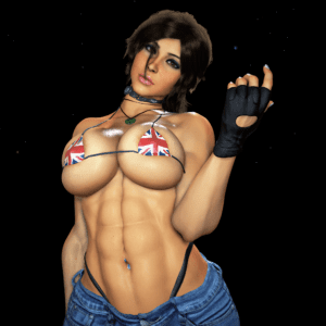 Tomb Raider Hentai Art - british female, brown hair, areola slip, female only, tomb raider (survivor) file b9fc1de69d434389ccb09d087166ea71