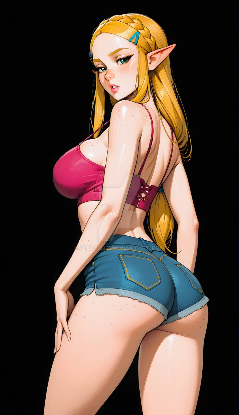 The Legend Of Zelda Rule Xxx - eye contact, stable diffusion, freckles on ass, seductive look, ass focus, busty, denim file bb9f8f2baedd3227c21489f43047343b