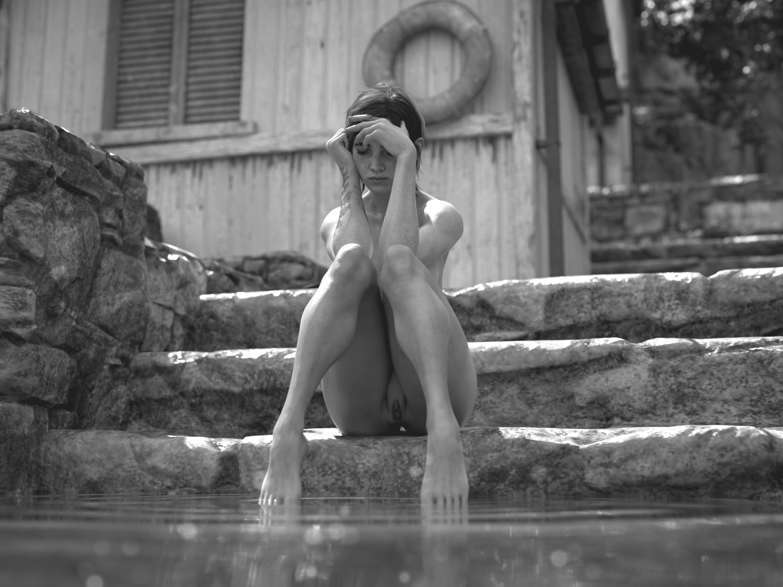 Ellie Hot Hentai - female focus, outside, toned, athletic female file bf715c37068285cffce175a618ade965
