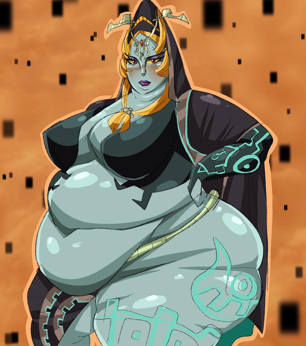 The Legend Of Zelda Hentai Art - morbidly obese female, female, ass, huge thighs, blush file c35b4e1a965776a1654349d31543f40f