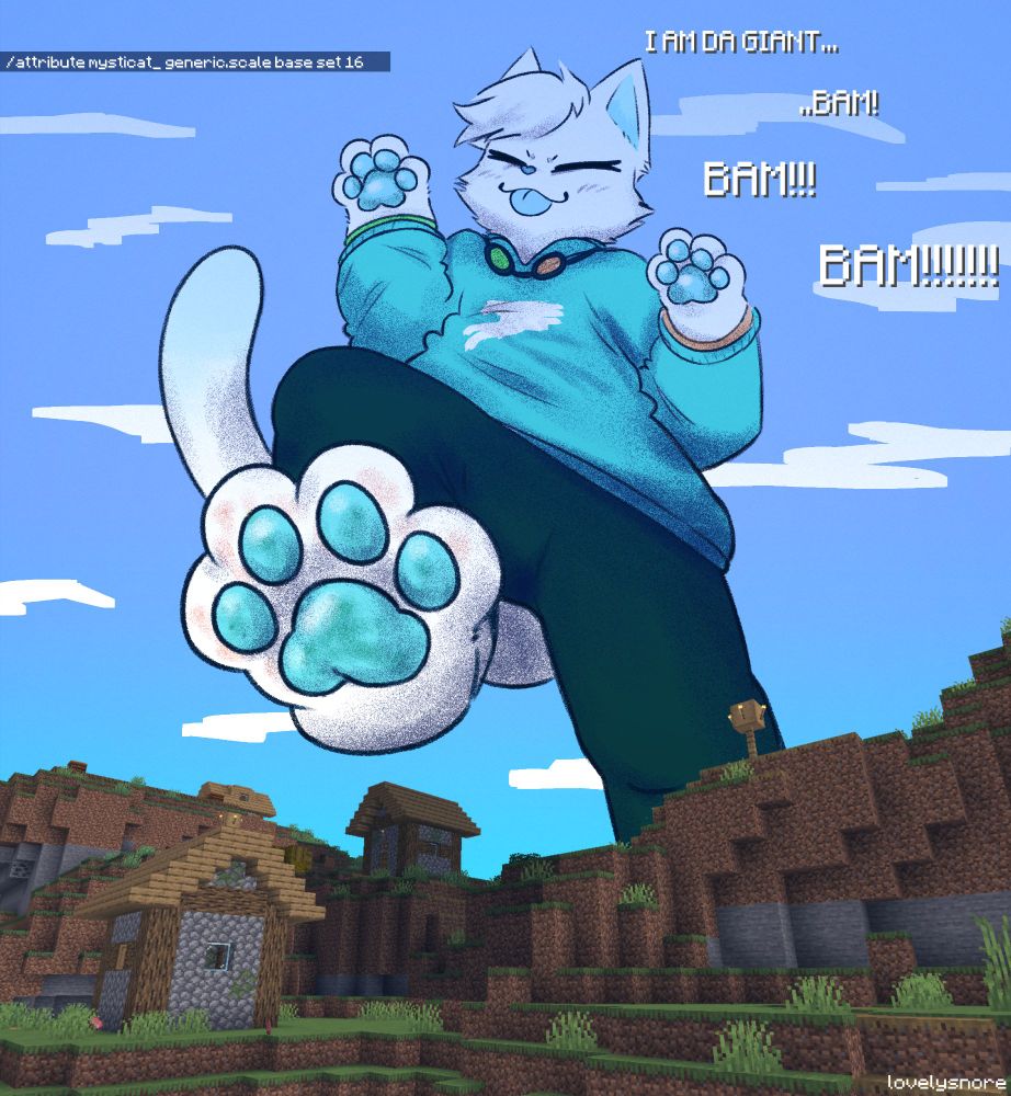 Minecraft Porn Hentai - bluesky, blue pawpads, house, cube, english text, micro file c6903c21397d7cac033a35e0281ff679
