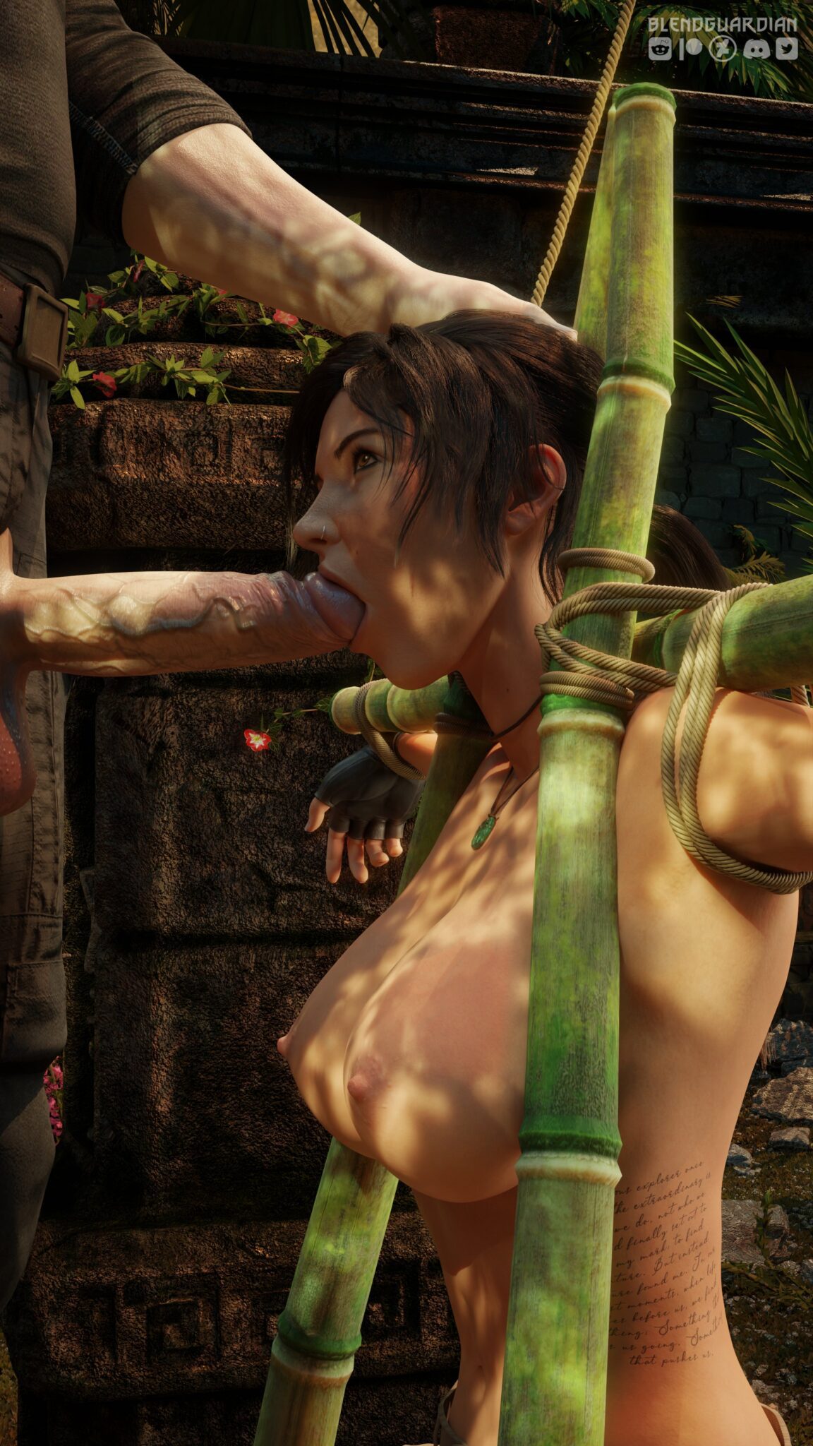 Tomb Raider Hentai Art - prisoner, tomb raider (survivor), blendguardian, captured, brown hair, penis, female focus file c8e7c06d0b818d0721b4c82389aa5fe8 scaled