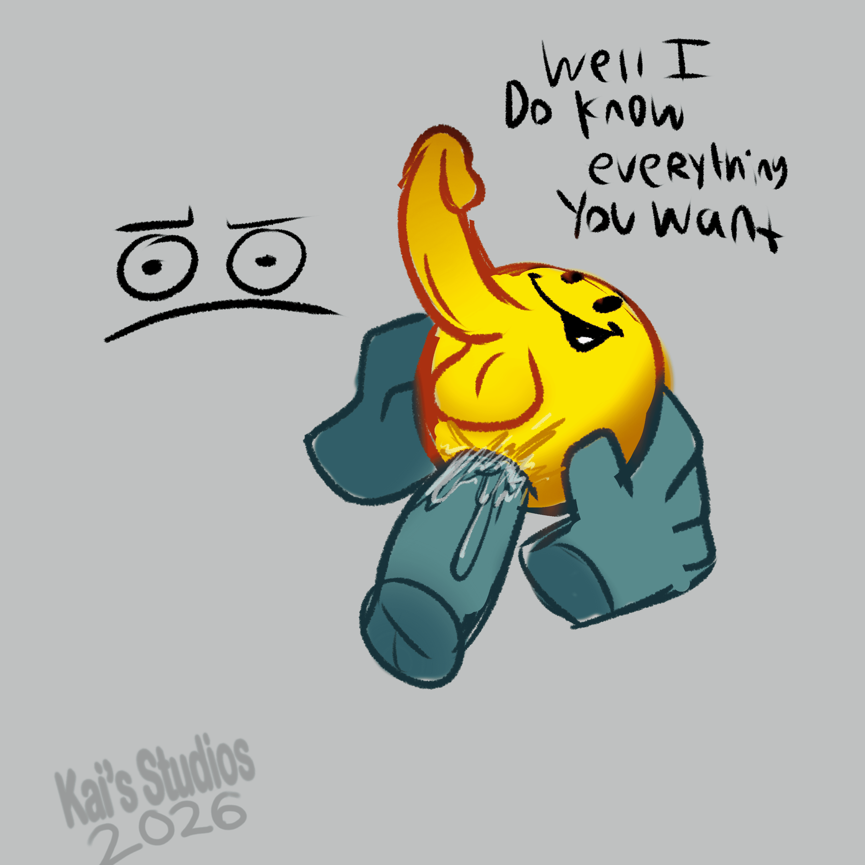 Minecraft Hentai Art - kais studios, non-human, black eyes, yellow body file cb9e26ccebf1fd8c29b8f302feaf0659