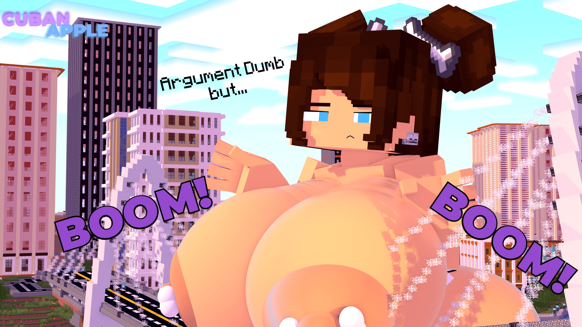 Minecraft Porn Hentai - giantess, cubanapple, nipple piercing, big ass, female file d8f7c1661d31c75cb745281b5748dfbb