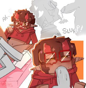 Minecraft Rule Xxx - uh demon, red hoodie, moaning, anal sex, yellow eyes, hoodie, cum file d990cf97b986fbff19f37f80b63cc0f3