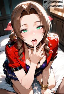 Final Fantasy Hentai - penis, kneeling, cum on tongue, bow, saliva, open clothes file dd7b360e1eb835af22e776d47d52c96f