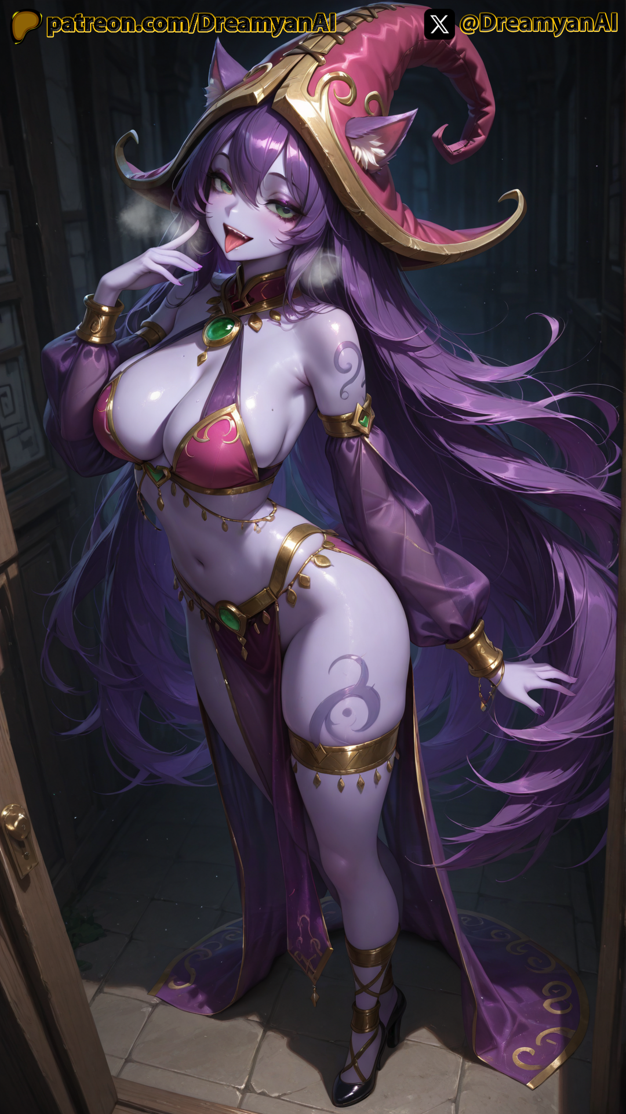 League Of Legends Hentai Xxx - anime style, ai, breasts, purple hair, artist name file df0fc09515a9cb185bf2b3894ca028b9