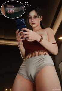 Resident Evil Rule - petite female, light skin, edited art, huge penis, cellphone file e059df8dc47b4912cdb25f4fad4f97e4