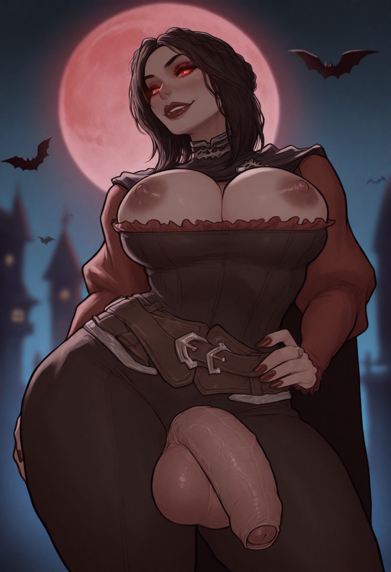Skyrim Rule Xxx - civitai, penis, vampire, solo, light-skinned futa, black hair, light skin file e1b86f0a543b9a8fff1e46befaf9bb24