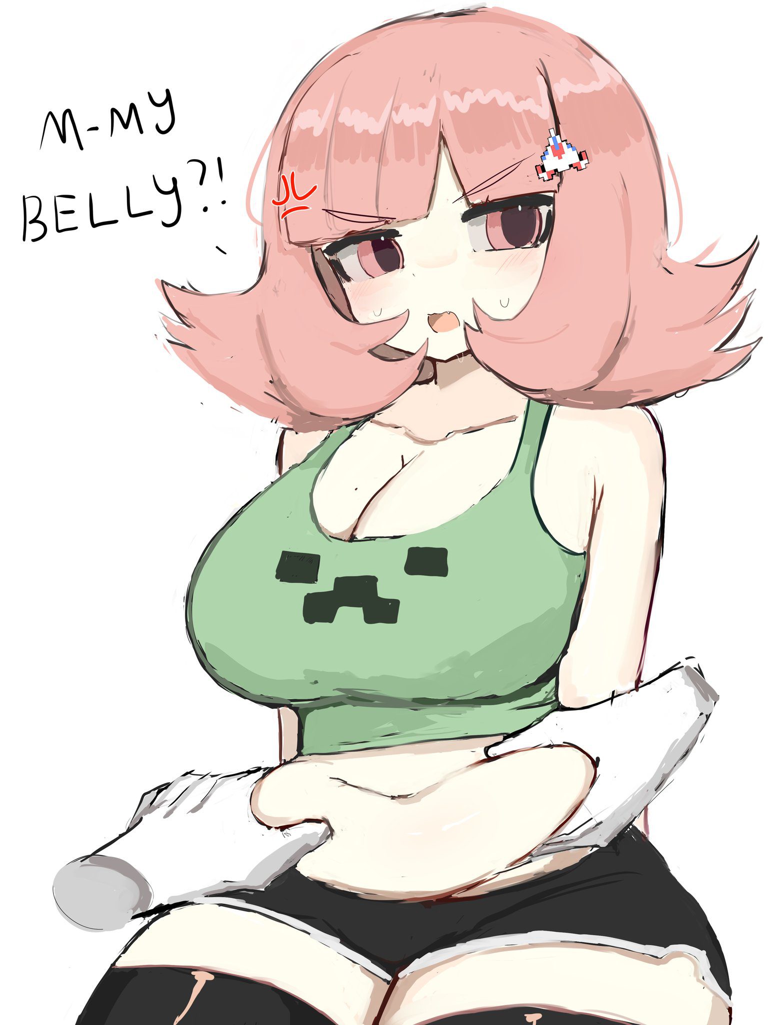 Minecraft Porn - big ass, nanami chiaki, 1girls, annoyed, annoyed expression file e79949a1e7b251beedf4c5ffe2d9f3dc