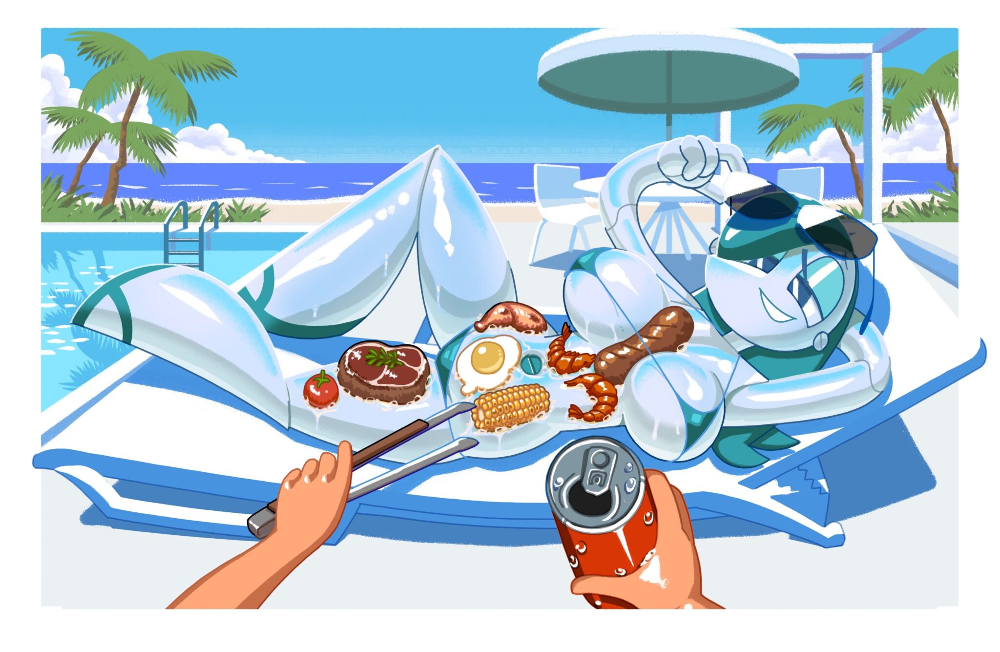Minus8 Porn Hentai - umbrella, poolside, robot girl, female focus, swimsuit, food play file e89016da49171a26787e99eceed55e56 scaled