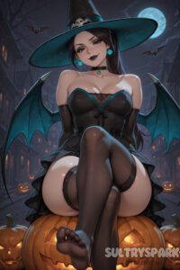 Sage Hot Hentai - pumpkin, futarush, crossed legs, medium breasts