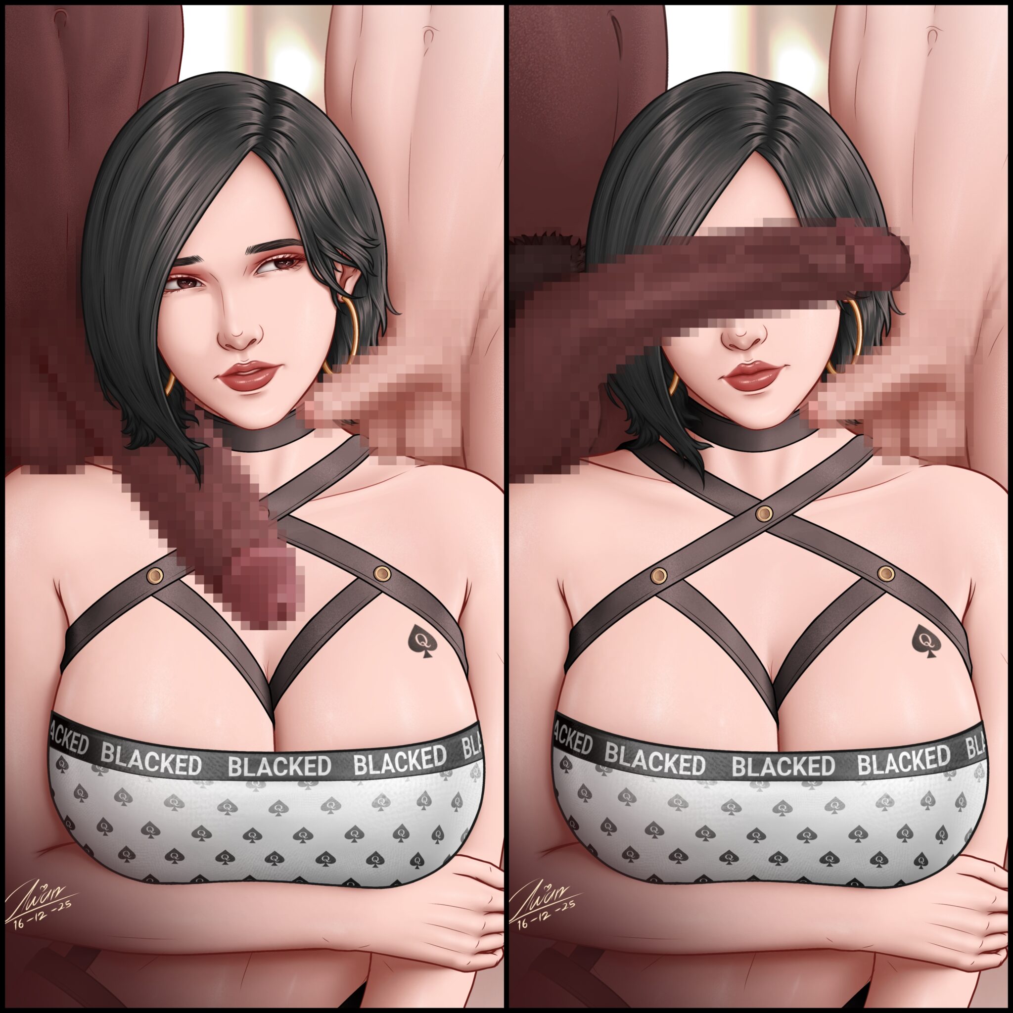 Resident Evil Game Hentai - resident evil 4, qos, big penis, dark-skinned male, cuckold, penis size difference, blacked clothing file eb45e6fe9fd4479df53e9cd45cf742e2 scaled