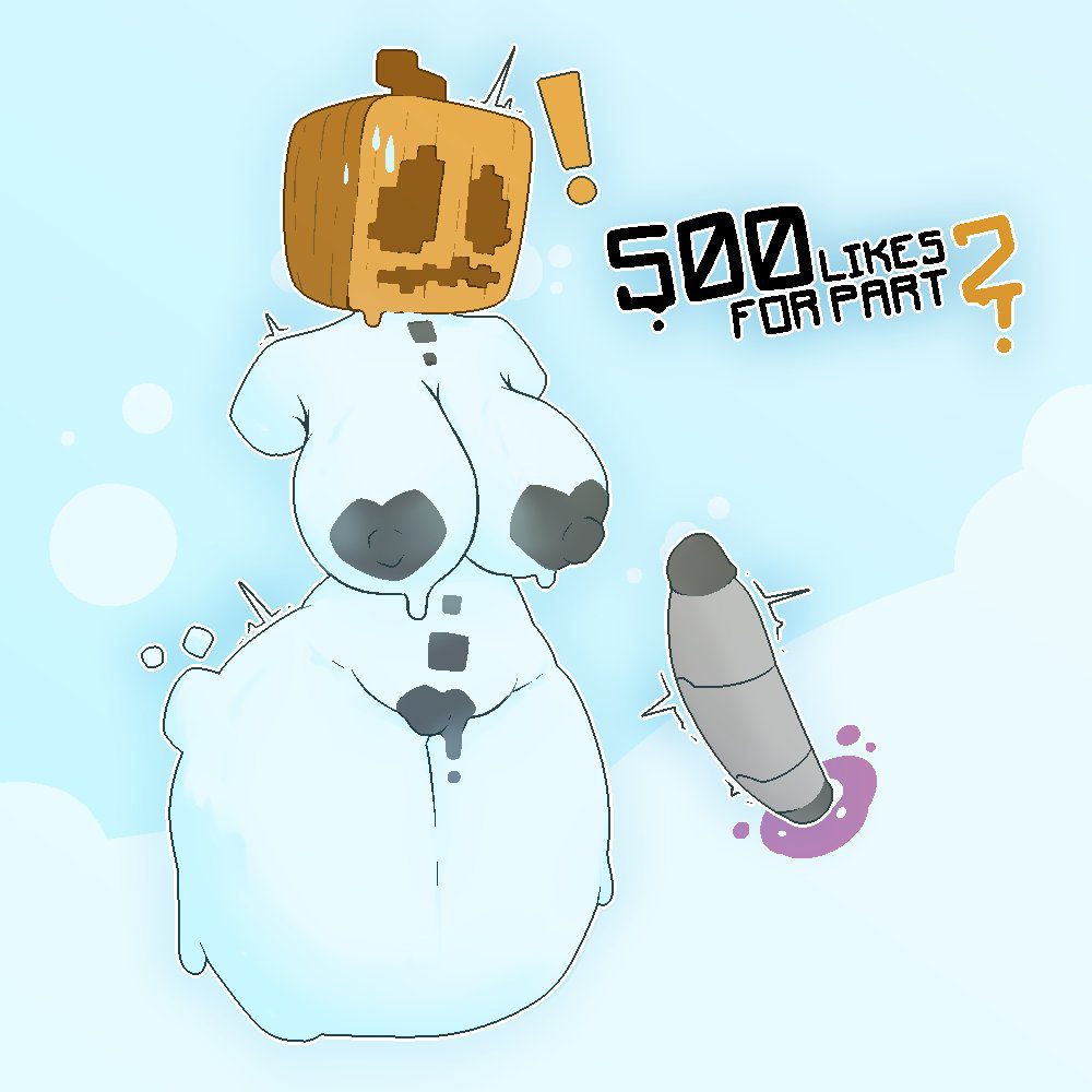 Minecraft Sex Art - plump labia, big breasts, female only, snowman, exclamation point, no legs, robot penis file eb6fda48ae3a58890237d72eb8b16279