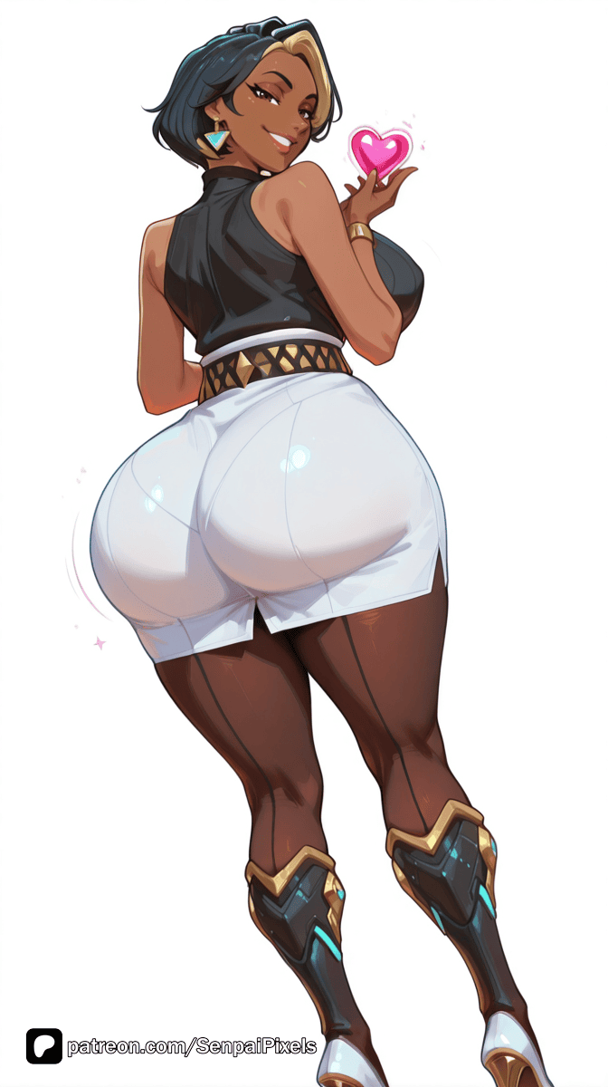 Overwatch Sex Art - patreon, senpai pixels, simple background, jewelry, heart, ass file ebb2c231cbc96d72fcee08a6ecc546c0