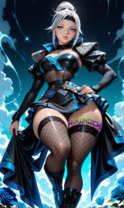 Jett Free Sex Art - huge breast, breasts, panties, huge boobs