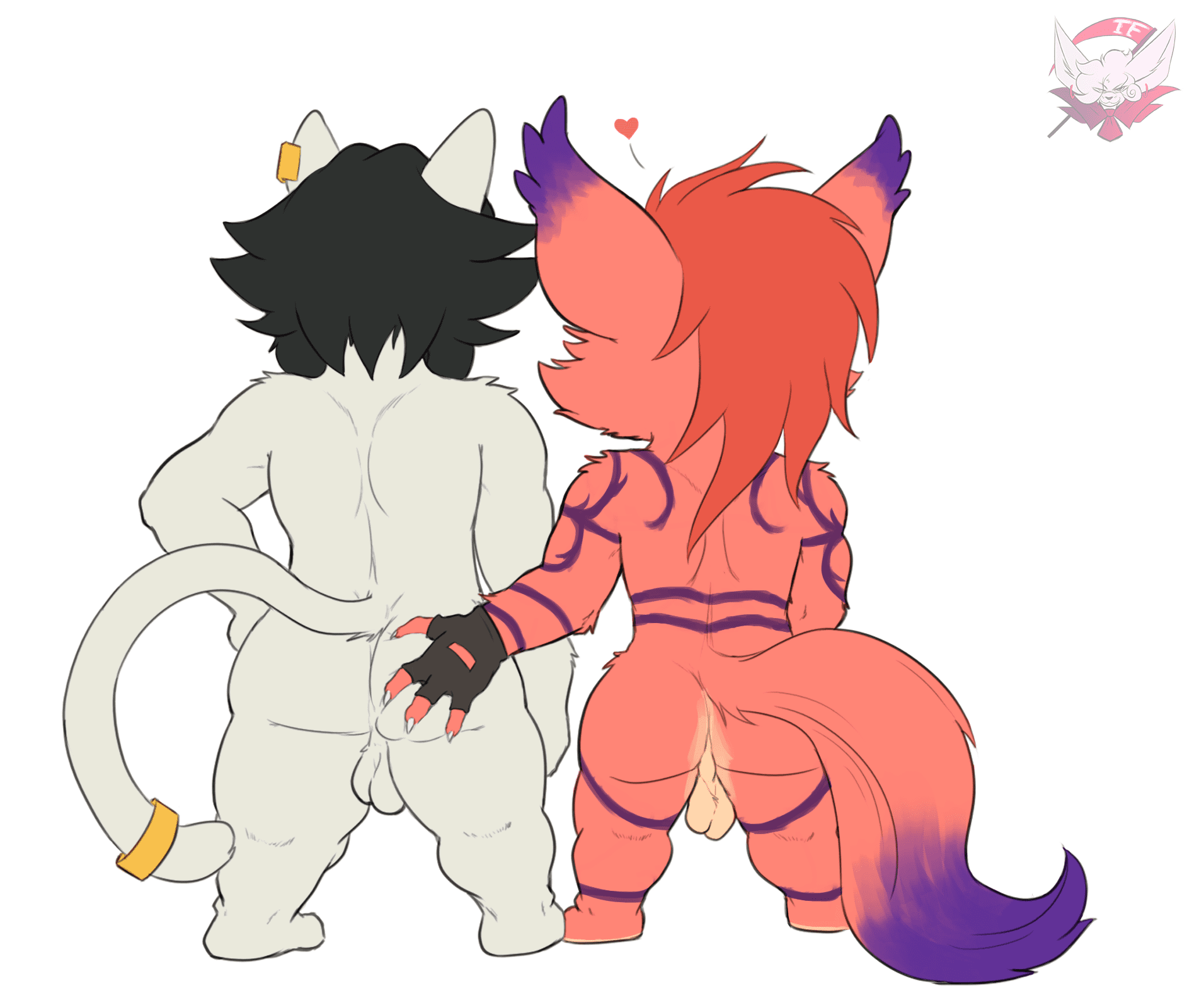 League Of Legends Game Porn - fingerless gloves, purple fur, hair, tail jewelry, orange hair, ear ring, butt grab file f18f0e614cb2b8d1ed508495c7dd42d64a97f628