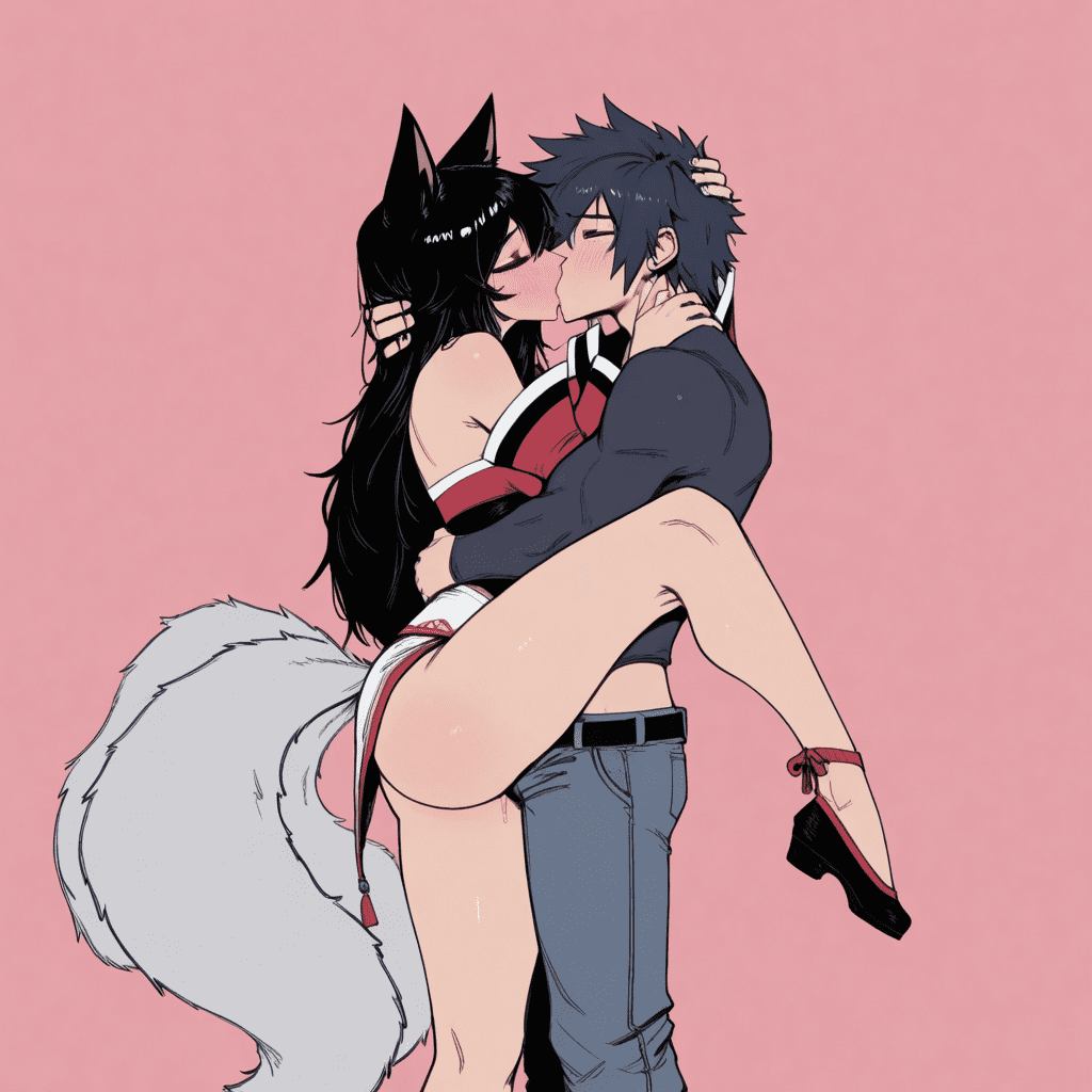 Ahri Sex Art - crossover, sexy, ahri, 1girl, 1boy, ai generated file f2e7de9840cb0b3b433aa2d2aa2f6f60