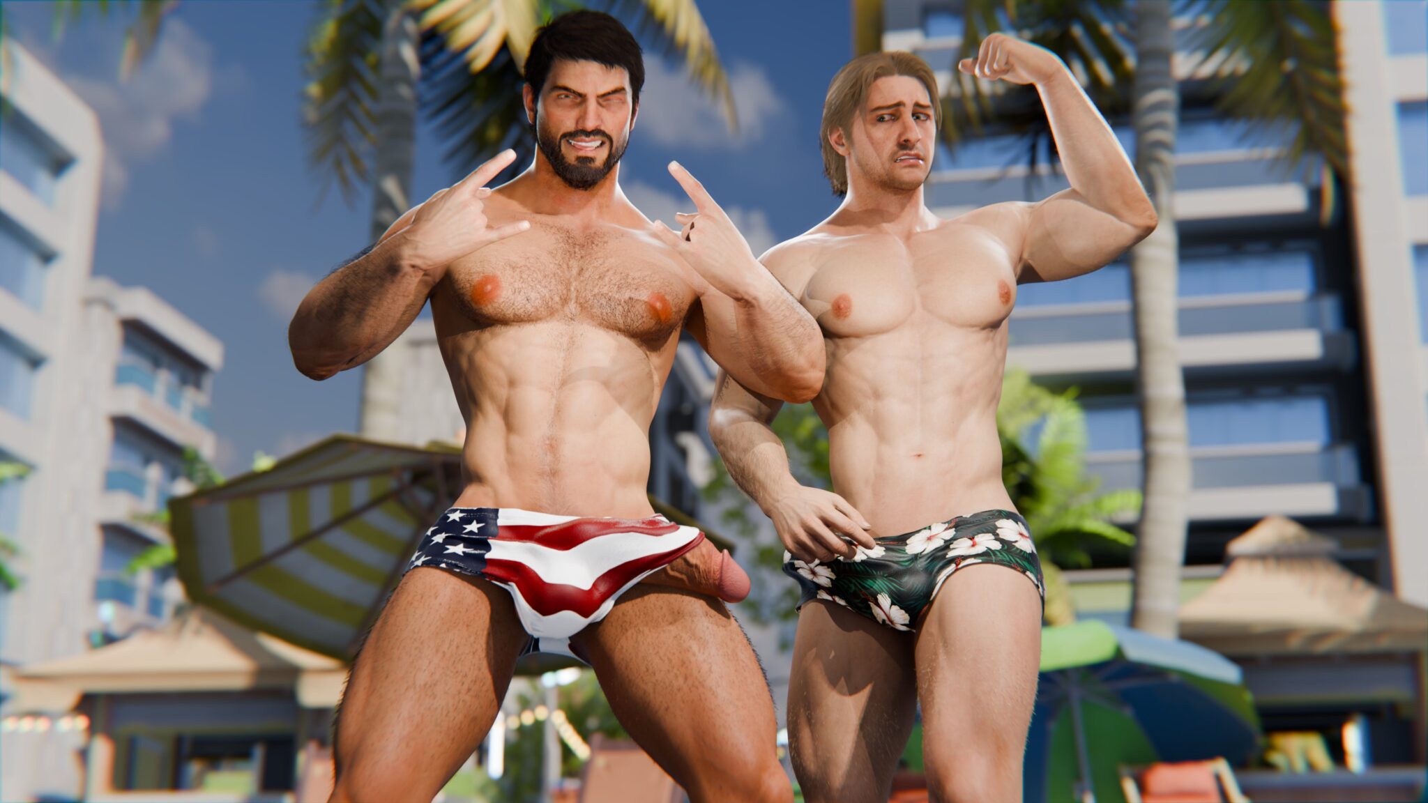 The Last Of Us Game Hentai - brother, brother and brother, wink, penis under clothes, male, pecs file f4a55f4703b11e3e10cca916f9bb7f70 scaled