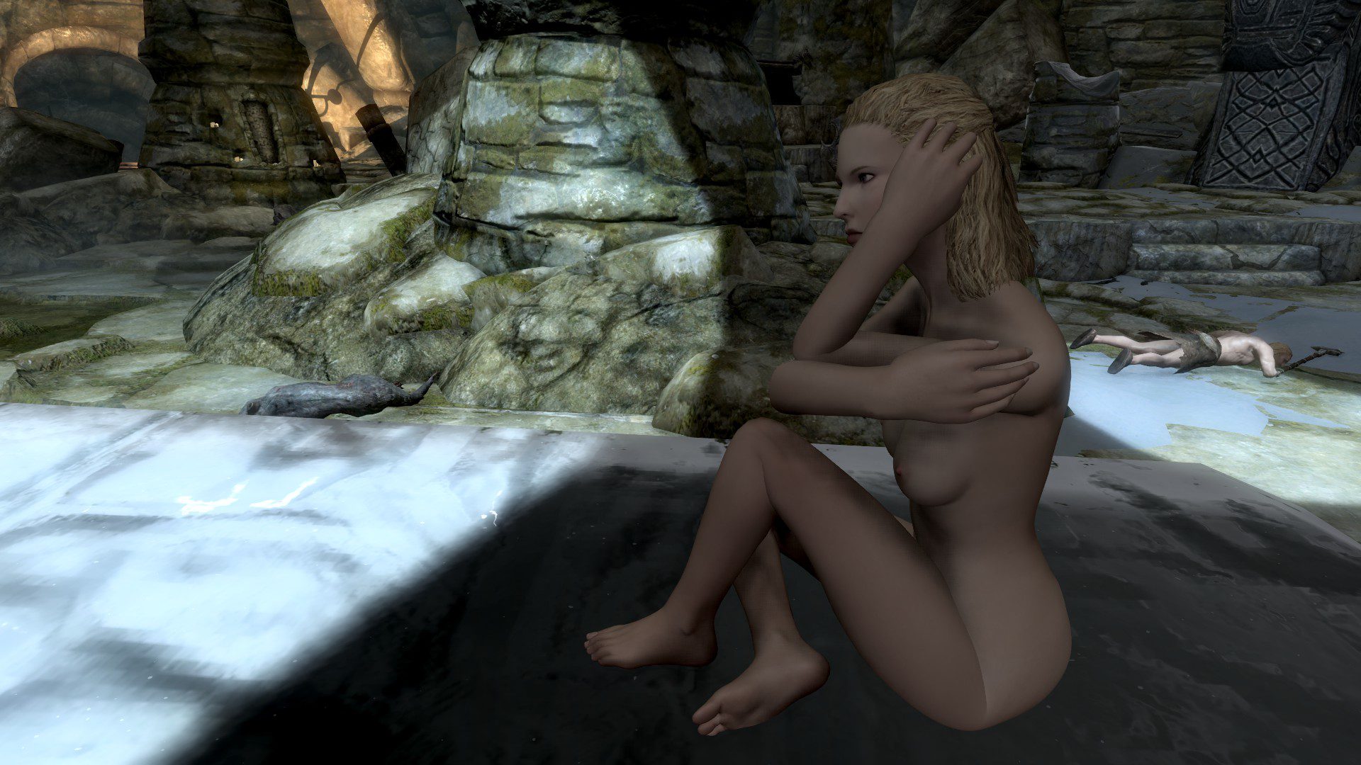 Skyrim Rule Porn - female only, the elder scrolls, solo, nude mod file f6093bb4065f1d56e66191f0d8294c29