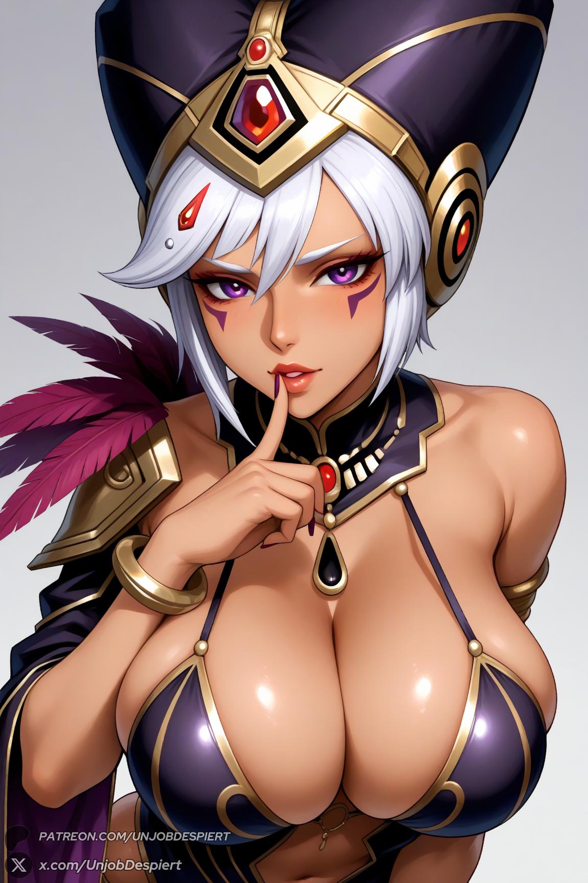 Cia Porn Hentai - bracelet, white hair, shiny, watermark, unjobdespiert, 2026, breasts file f6443df5efa136aaafe9ef8110a2f7e0