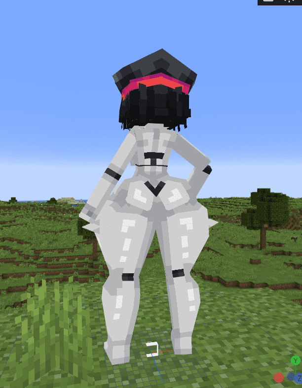 Minecraft Rule - huge ass, thick thighs, 3d, blockbench file f676b8a192ebef399f82cbfdb05bd756