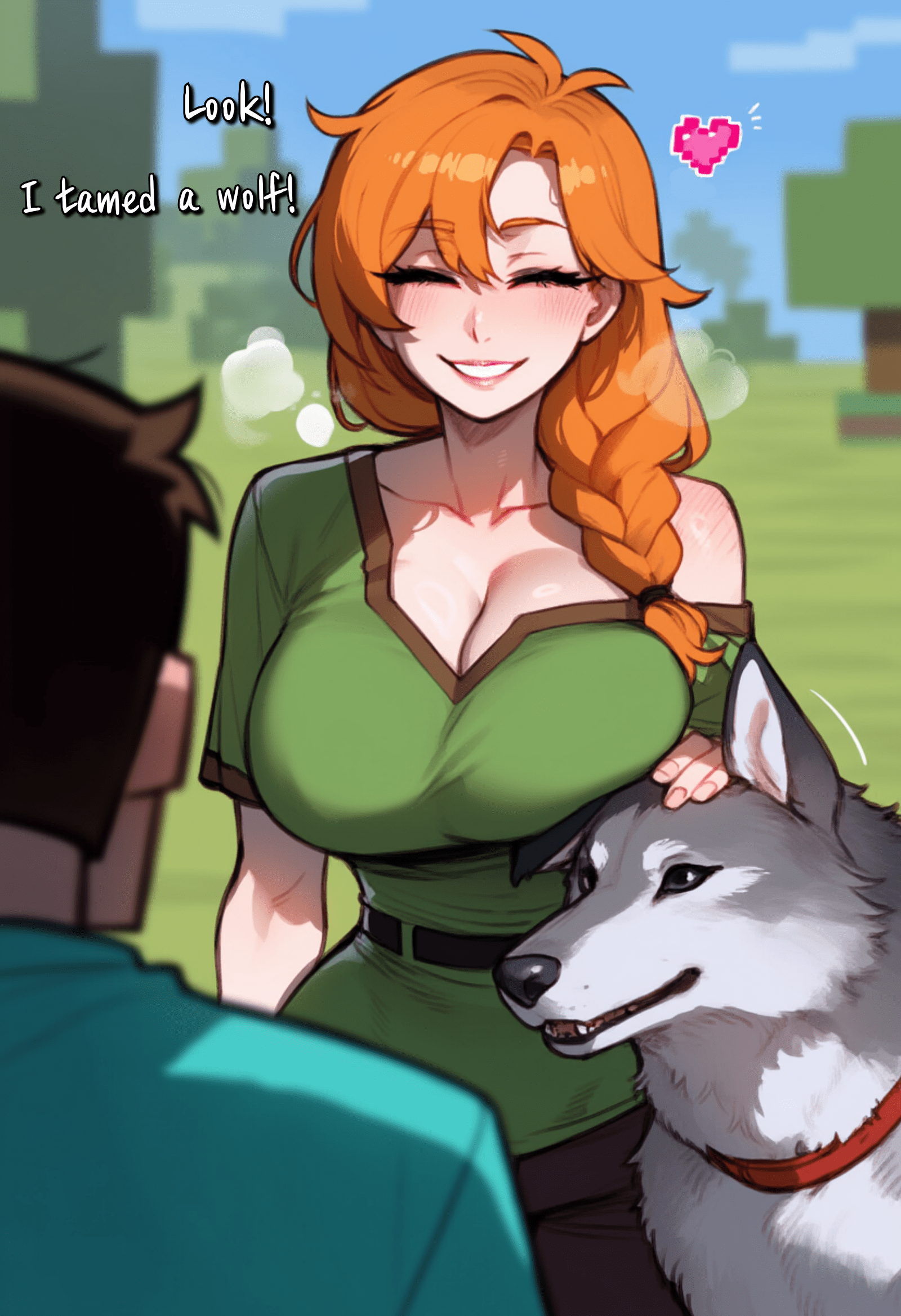 Alex Hot Hentai, Steve Hot Hentai - text, wolf, implied sex, cheating, english file f8b371f78dad8325ad16c3930f6d3aa0