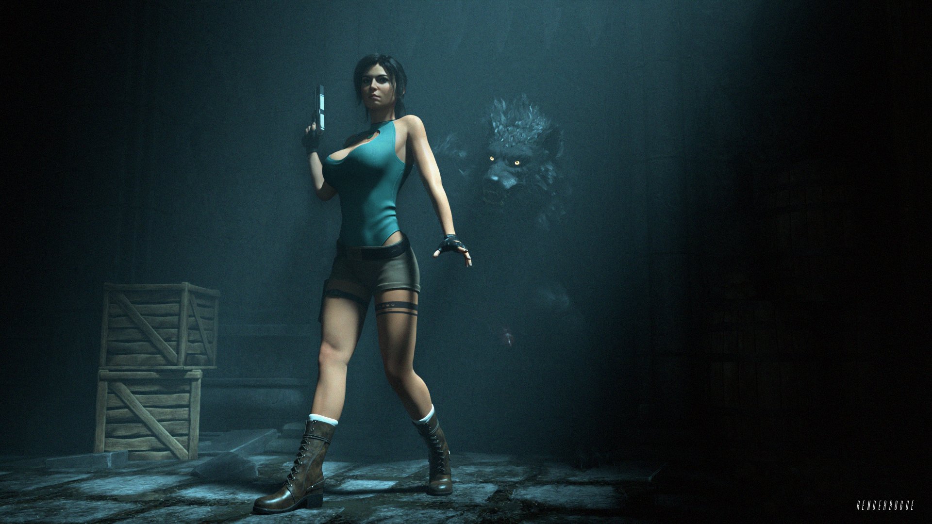 Tomb Raider Game Porn - 3d, hourglass figure, 1boy, monster, lara croft (survivor), wide hips, lara croft file f99e997e712fa3237df3b14cb6ac6b89