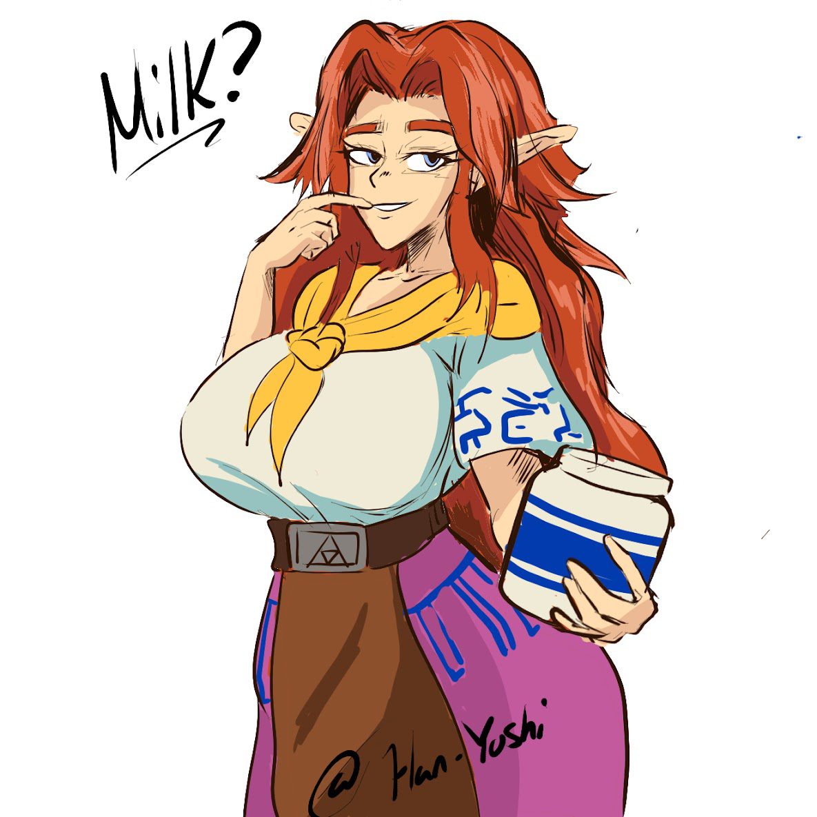 The Legend Of Zelda Game Hentai - drawing, 2d, biting finger, big thighs, colored file fa17f5467bff3d62d6a8616153bda05c