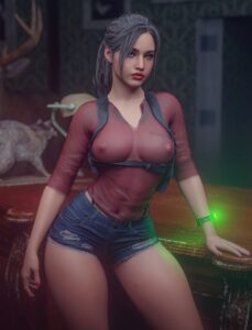 Resident Evil Free Sex Art - wide hips, thighs, light-skinned female, solo, 3d, large breasts, blue eyes file fa79ff11a9b3e3b9bee807779e3f652e