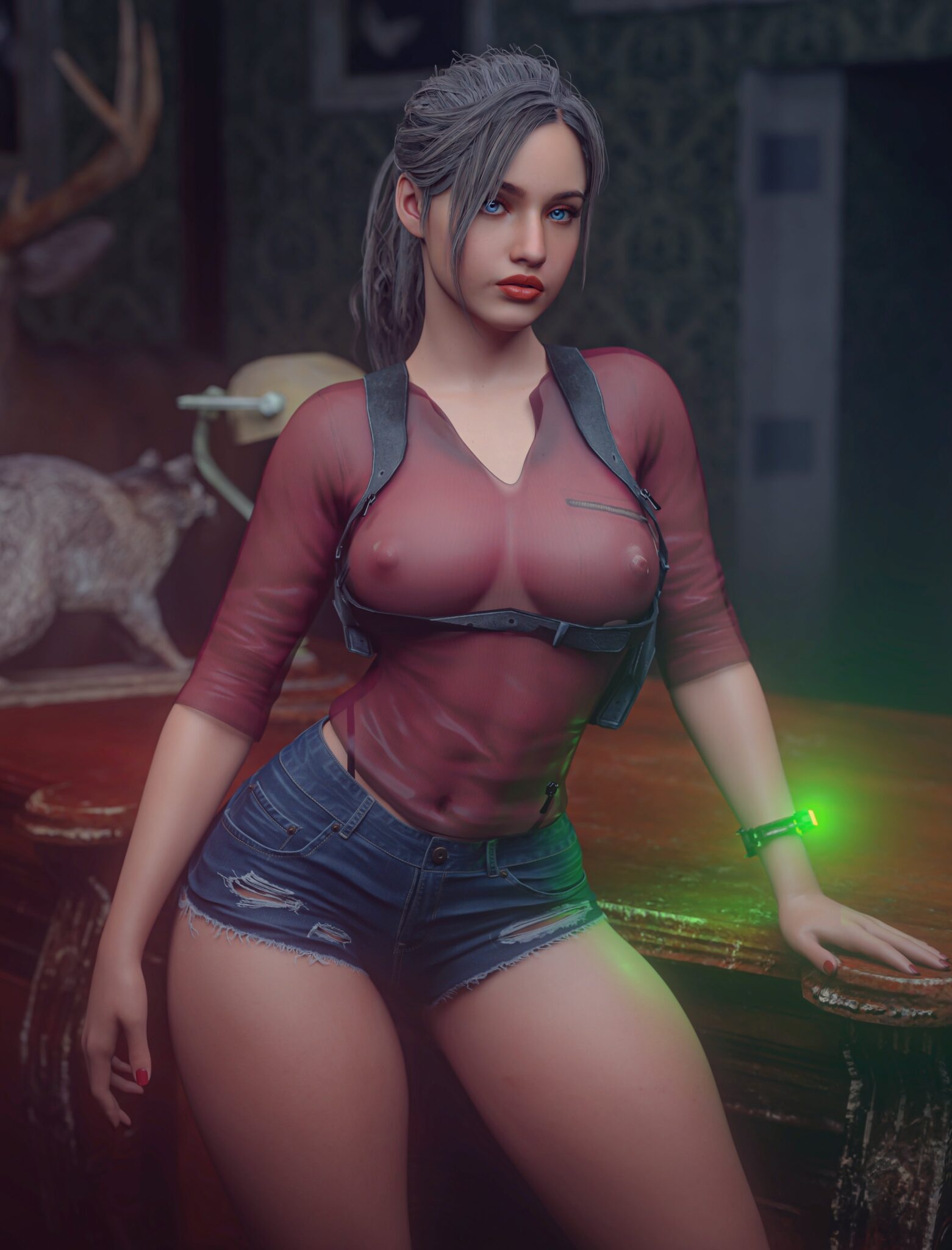 Resident Evil Free Sex Art - wide hips, thighs, light-skinned female, solo, 3d, large breasts, blue eyes file fa79ff11a9b3e3b9bee807779e3f652e scaled