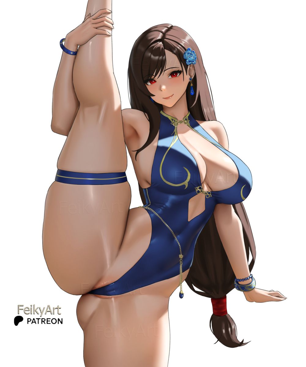 Final Fantasy Hot Hentai - tifa lockhart, legs held open, crossover cosplay, square enix, bsky link, final fantasy vii file fae6b2665d3aba0a27f651d2be718127