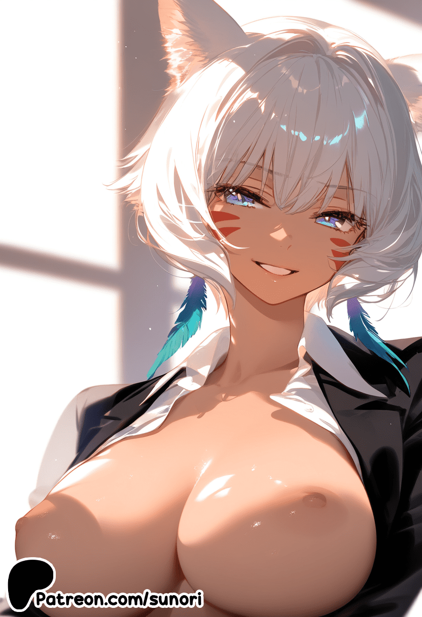 Final Fantasy Hentai Xxx - dark skin, animal ears, tattoo, female, y'shtola, facial mark file fbd55c5a2e61b2b86f70f0d4003048a4